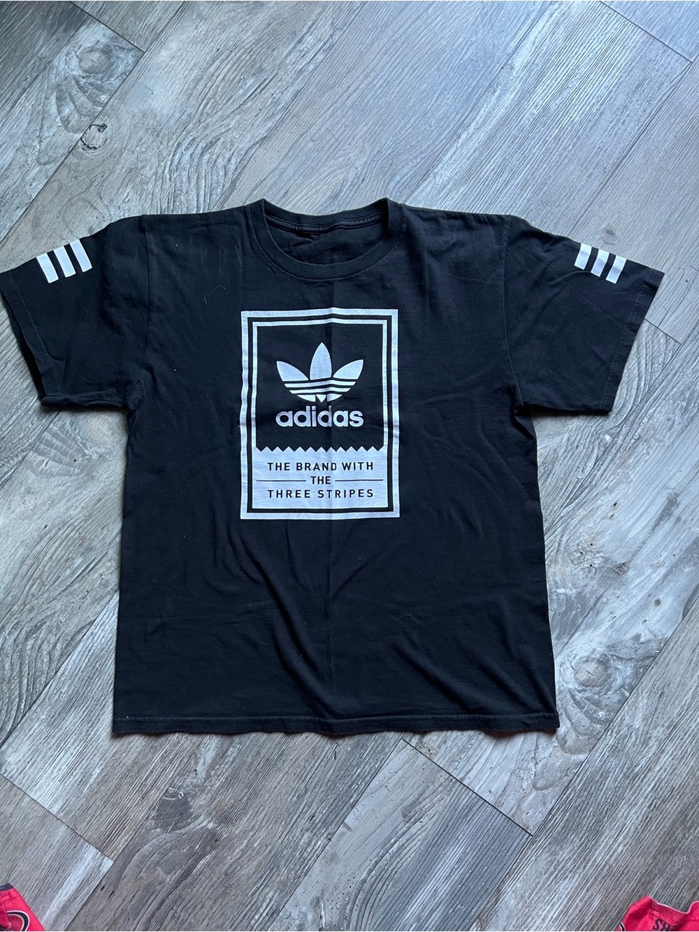 Women’s Adidas Black Short-Sleeve Trefoil Logo Tee